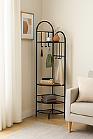 Вішалка для одягу Costway Richi кутова в стилі Loft