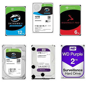 Жорсткі диски (HDD) для відеоспостереження