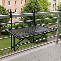 Підвісний столик Costway Mesa балконний чорний