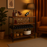 Стіл для кухні Costway Alfred фуршетний в стилі Loft