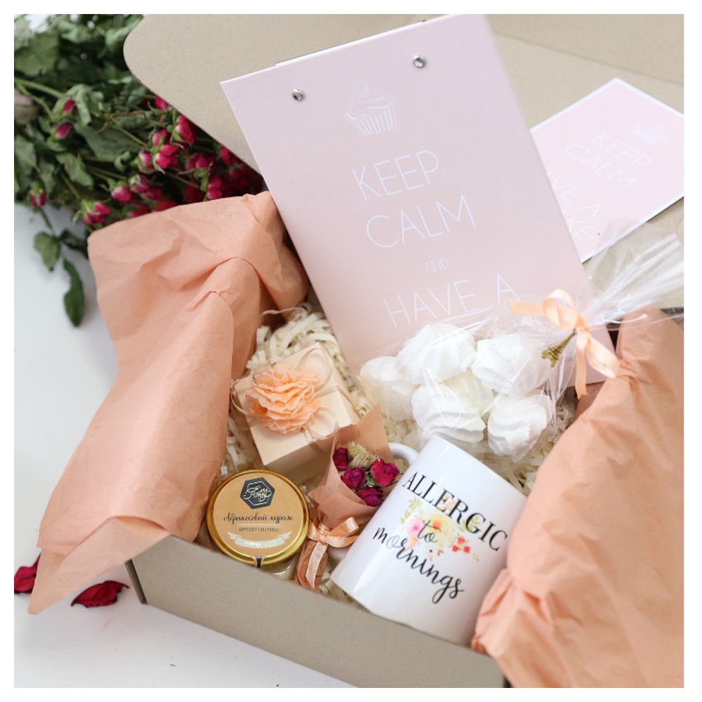 Подарунковий набір на 8 березня "Allergic to morning", фото 1