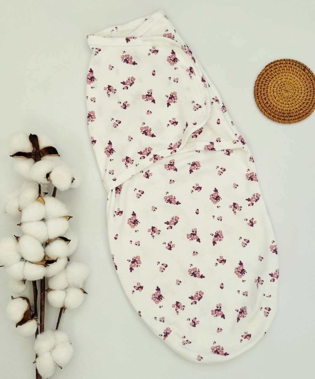 Пелюшка-кокон для новонародженого (тканина інтерлок) 56-62, фото 1