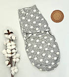 Пелюшка-кокон для новонародженого (тканина інтерлок) 56-62, фото 7