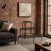 Підставка трирівнева Costway Shelly для квітів та вазонів