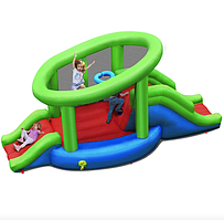 Надувний Costway Castillo подвійний баскетбольний будинок (без вентилятора)