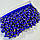 Бахрома з синіми перлинами висота 3 см,*1м, фото 2