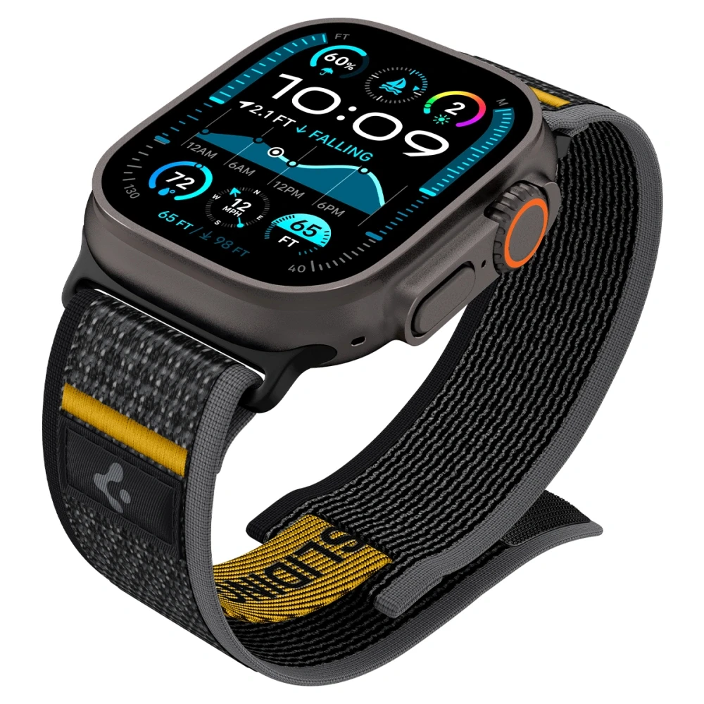Ремінець Spigen для Apple Watch 44/ 45/ 46/ 49mm - Athlex Air, Active Black (AMP09033)