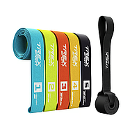 Набір резинок для фітнесу Trex Sport TX-005PBB 5в1 set B