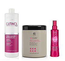 Професійний набір для долгляду за фарбованим волоссям Oyster Шампунь 1л., RLine Маска 1л., Fanola Спрей 195мл.