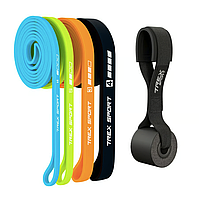 Набір резинок для фітнесу Trex Sport TX-004PB Power Band 4в1 2-41кг