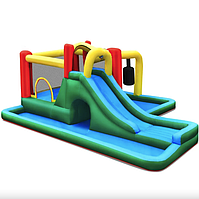 Надувна водна гірка батут Costway Sani з водяними пістолетами (без вентилятора)