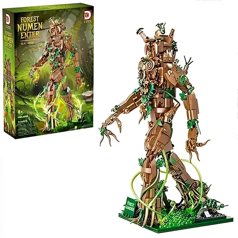 Конструктор 6008 Лісовий сторож на підставці forest Humen guarder 918 деталей, фото 1