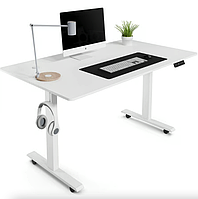 Комп'ютерний стіл з регульованою висотою Di Volio Rapalo білий