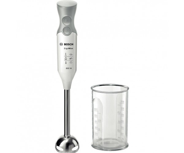 Заглибний блендер Bosch MSM66110Y 600 Вт Білий/Сірий, фото 1