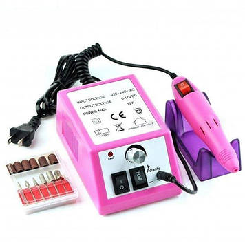 Фрезер для манікюру та педикюру Lina Mercedes DM-2000 10 Вт Рожевий