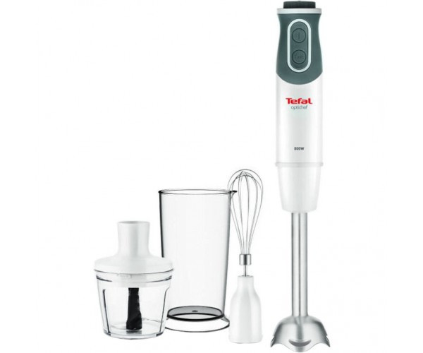 Заглибний блендер Tefal HB643138 OPTI CHEF 800 Вт Білий/Сірий, фото 1