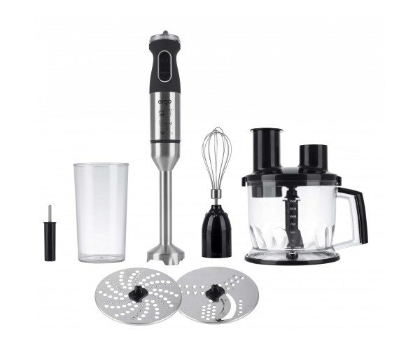 Заглибний блендер ERGO EHB 7500 1000 Вт Нержавіюча сталь/Чорний, фото 1