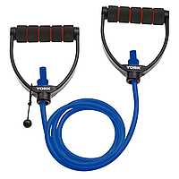 Еспандер трубчастий з ручками York 9-12кг, синій