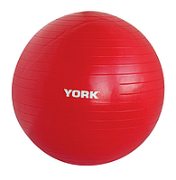 Фітбол York Fitness 55см червоний + насос