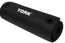 Мат для фітнесу з отворами York Fitness NBR 1см чорний