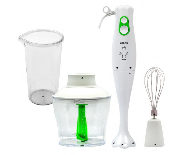 Заглибний блендер Rotex RTB440-W 450 Вт Білий, фото 1