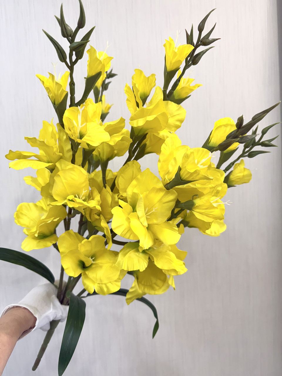 Неймовірний букет з пʼяти великих гладіолусів ( Premium, 77 см ), фото 1