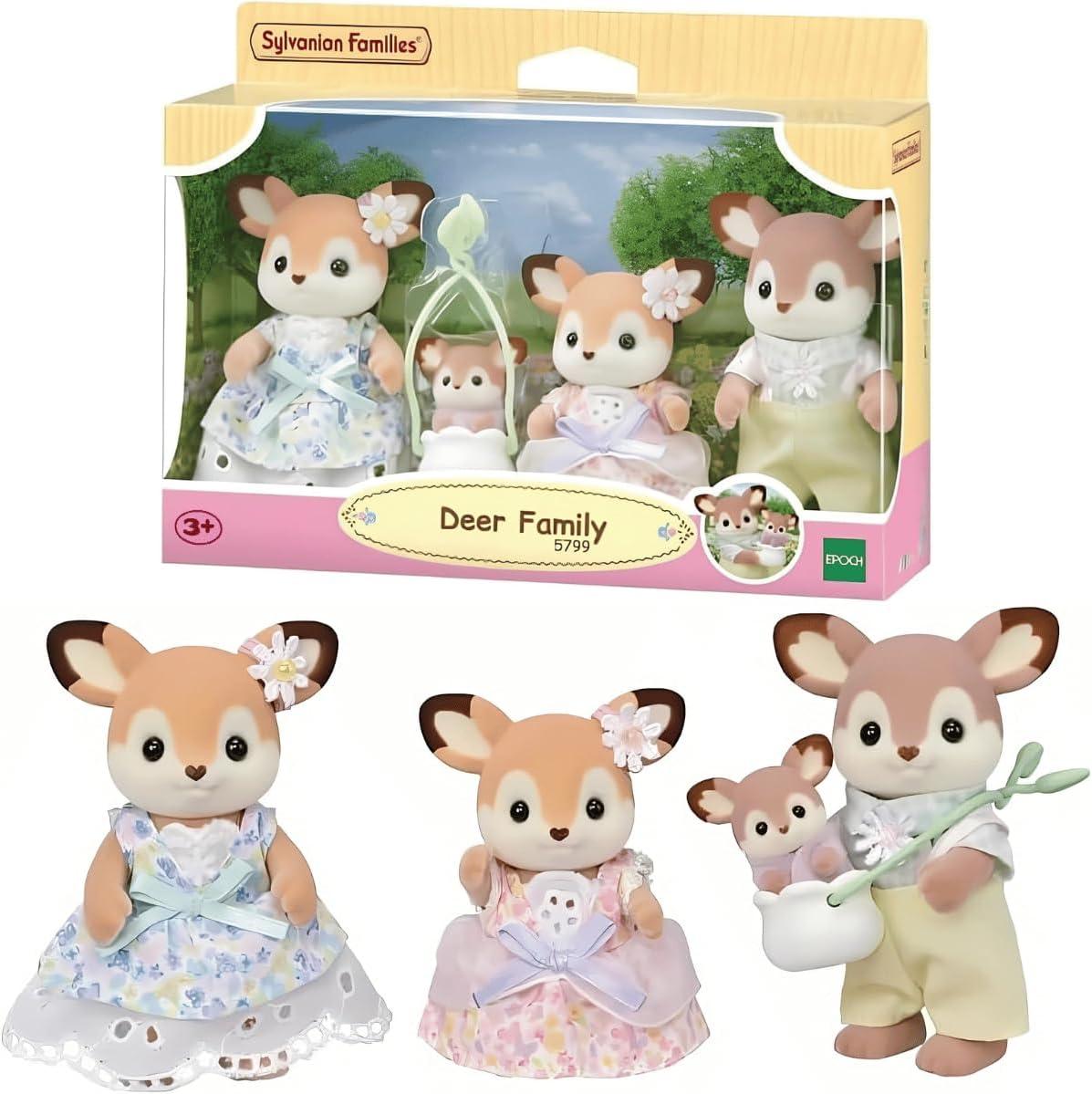 Набір Sylvanian Families 5799 Сім'я квіткових оленів Floral Deer Family 5799