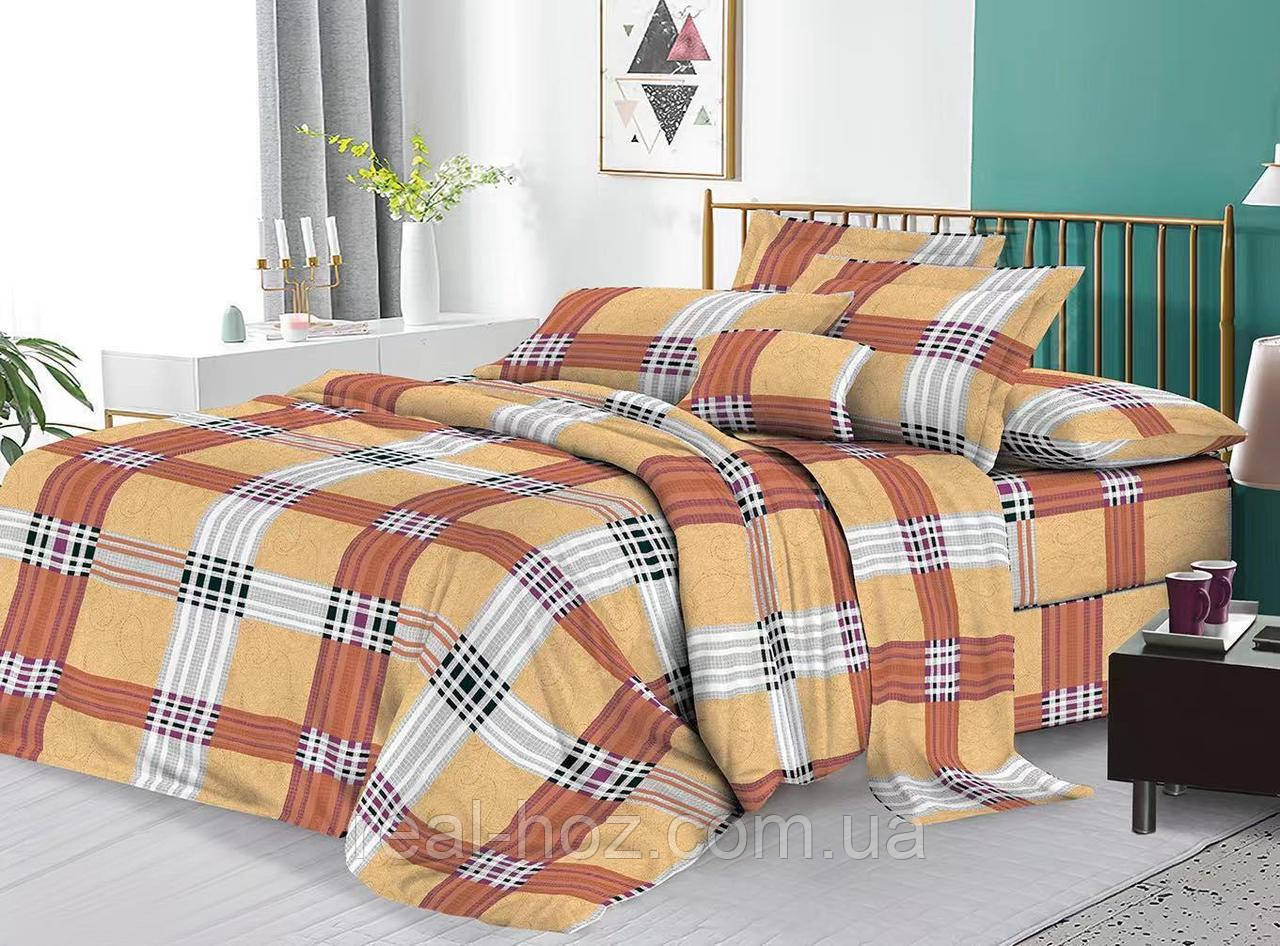 Комплект постільної білизни бязь. Клітинка., фото 1