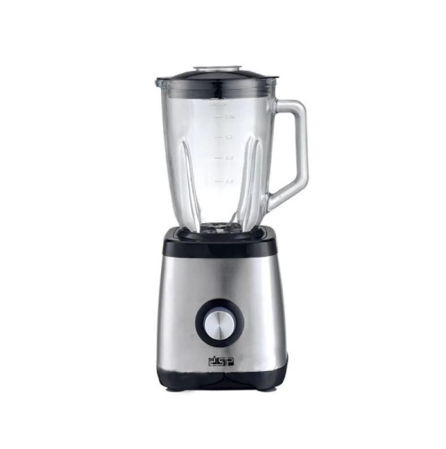 Блендер стаціонарний Domotec DSP KJ-2003 350 W 1.5 л Silver, фото 1