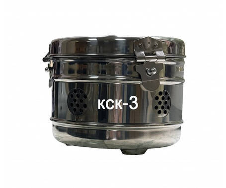 КСК-3 "МЕДИКА" Коробка стерилізаційна кругла, фото 1