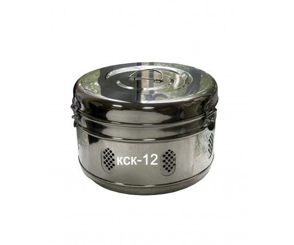 КСК-12 "МЕДИКА" Коробка стерилізаційна кругла