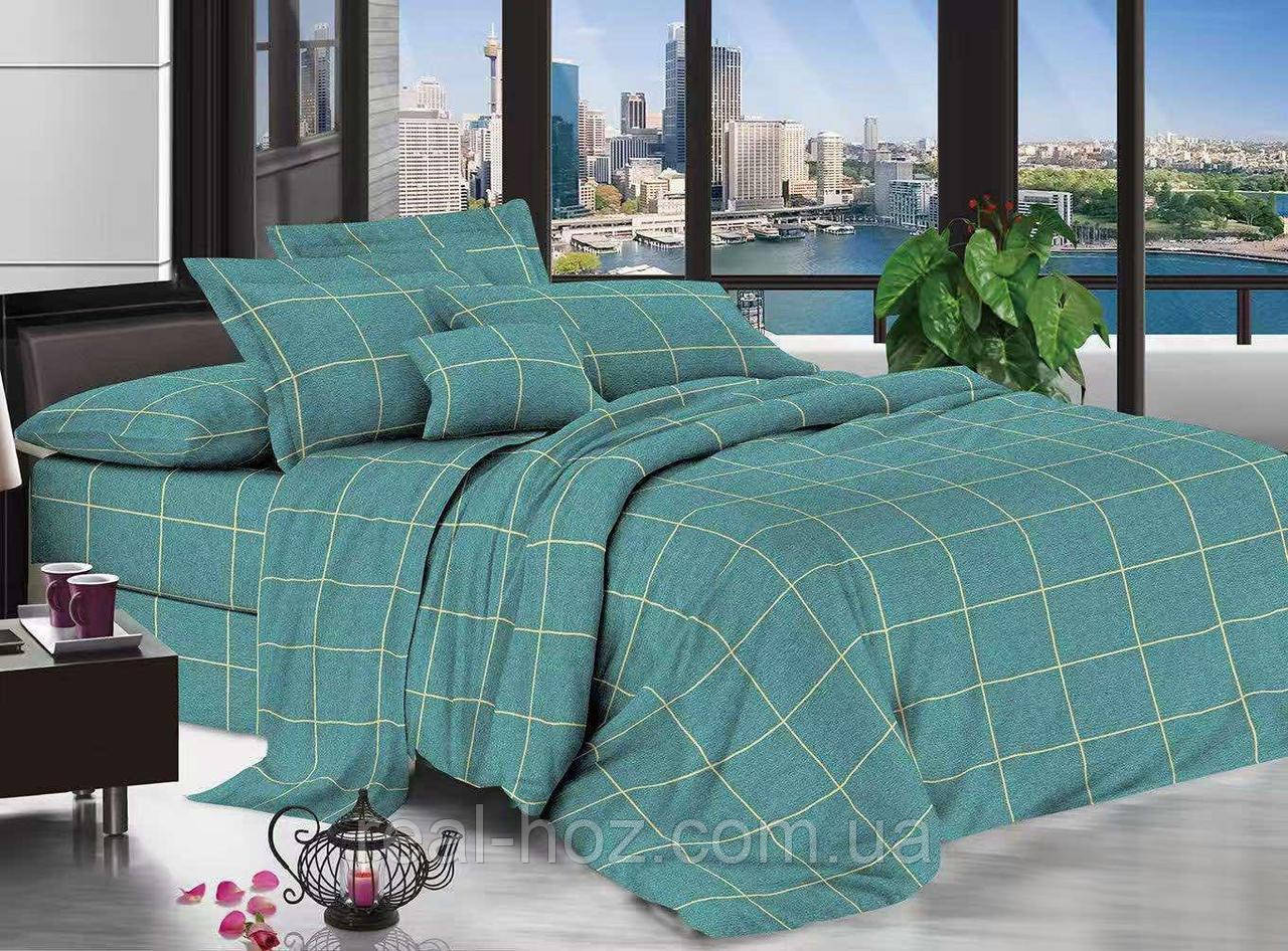 Комплект постільної білизни бязь. Клітинка., фото 1