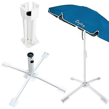 Металева підставка під парасольку 85×30см / Складна підставка для пляжної парасольки / Підставка для парасольки