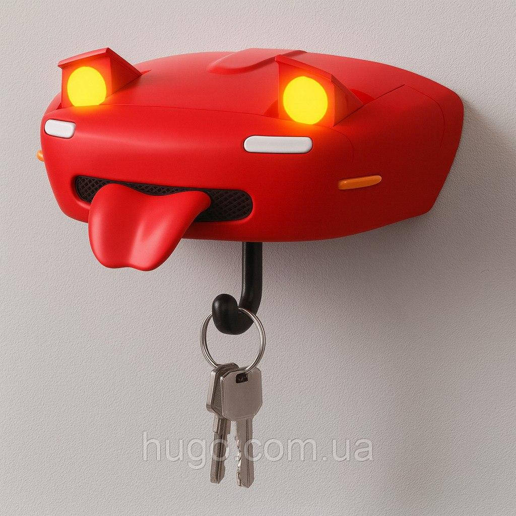 Настінна ключниця з підсвічуванням фар, від батарейки, Trueno / Настінний тримач для ключів / Органайзер для ключів, фото 1