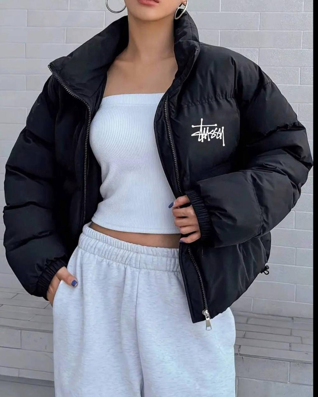 Дутий пуховик Street Style Модель: 1456-188 Колір: чорний, фото 1