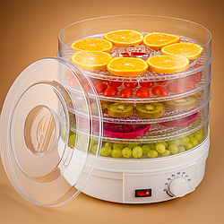 УЦІНКА!Сушильний апарат для фруктів, овочів, дегідратор Zepline 029 (Плохе паковання, пошкоджена кришка 3148)