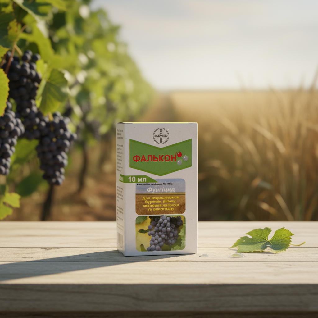 Фунгіцид Фалькон, 10 мл — системний трикомпонентний захист від грибкових хвороб, фото 1