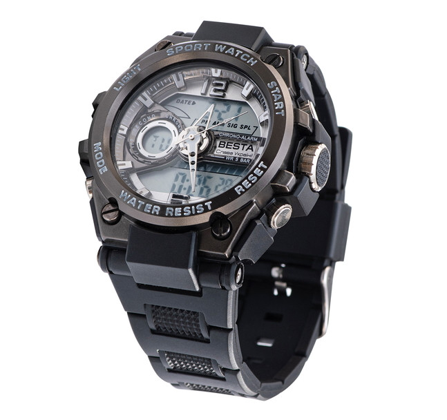 Наручний годинник чоловічий BESTA Sport Чорний (2995), фото 1