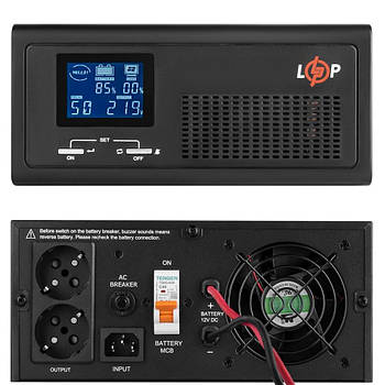 300Вт Джерело безперебійного живлення, 12В, LPE-B-PSW-430VA+ / ДБЖ з чистою синусоїдою / Перетворювач напруг