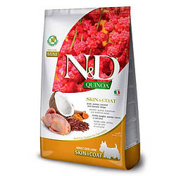 Корм для собак Farmina N&D Skin&Coat Adult Mini (для собак малих порід, перепілка) 7кг.