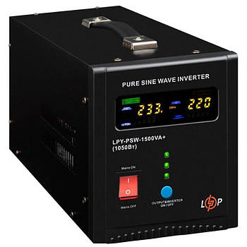 1,05кВт ДБЖ із чистою синусоїдою 24V, LPY-PSW-1500VA+ / Джерело безпербійного живлення / Безперебійник