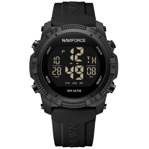 Наручний годинник чоловічий NaviForce Europe Black Чорний (3153), фото 1