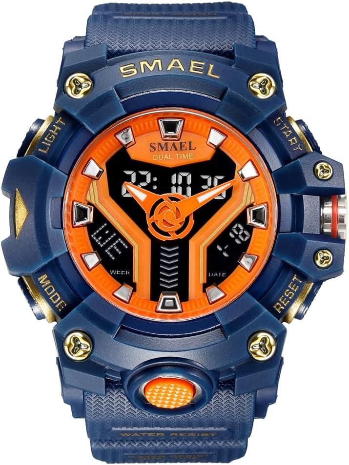 Годинник наручний Smael 8075 Blue (17784-hbr), фото 1