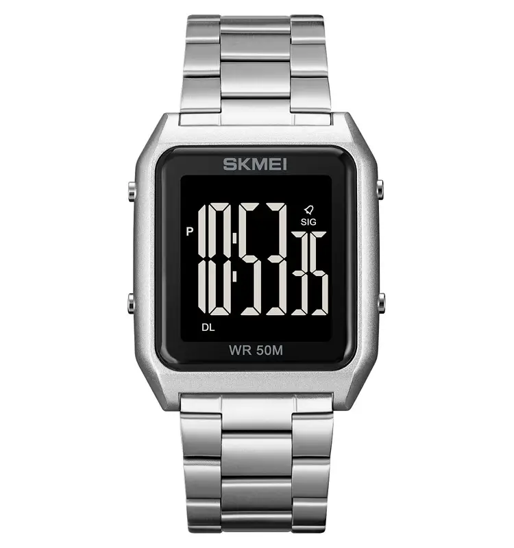 Чоловічий наручний годинник Skmei 1879 Сріблястий, фото 1
