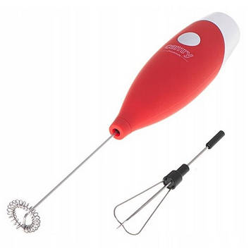 Збивач молока з віночком на підставці Camry CR 4501 Red