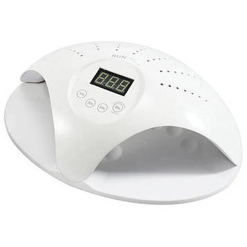 Гібридна манікюрна лампа SUN 669 для двох рук одночасно UV+LED 48 W White