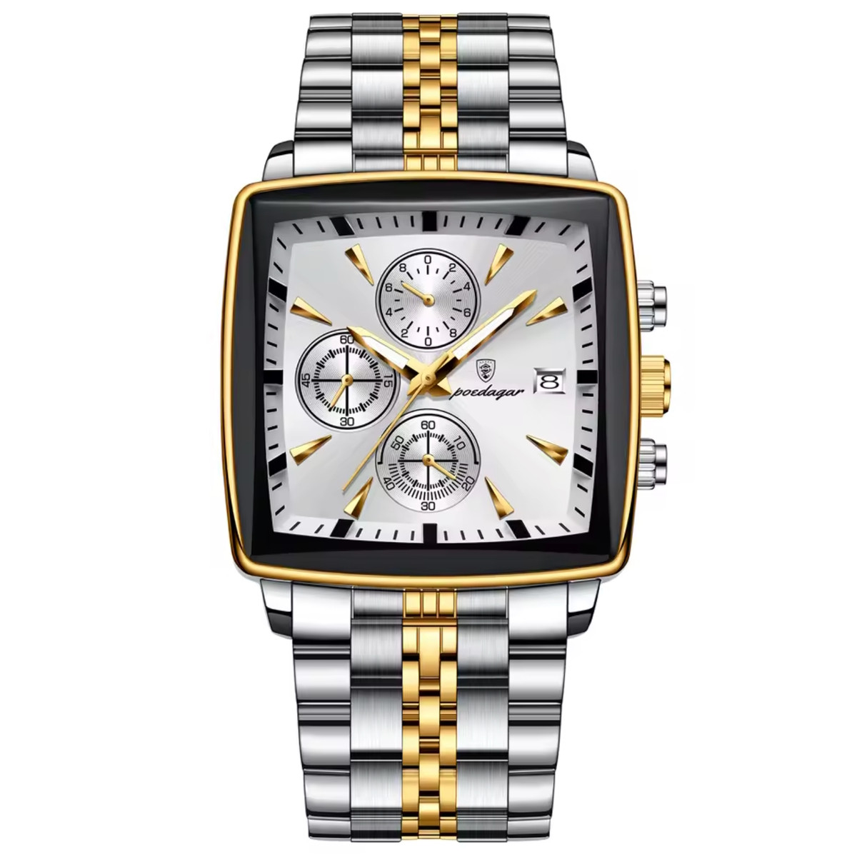 Наручний годинник чоловічий Poedagar Parus Silver Сріблястий (3504), фото 1