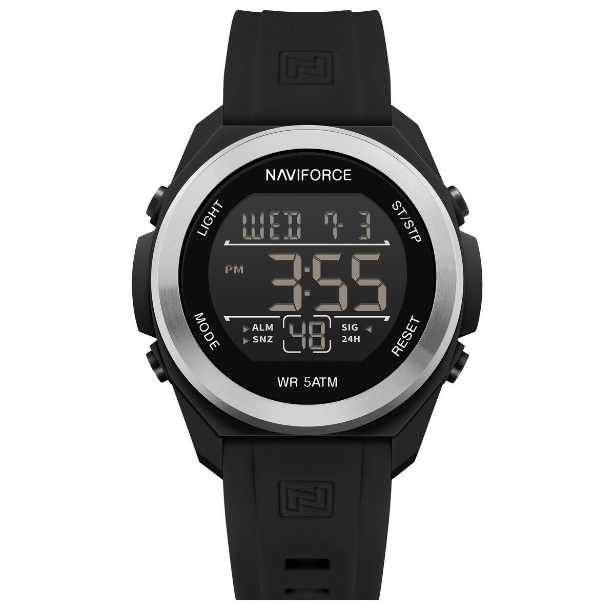 Наручний годинник чоловічий NaviForce Run Чорний (3520), фото 1