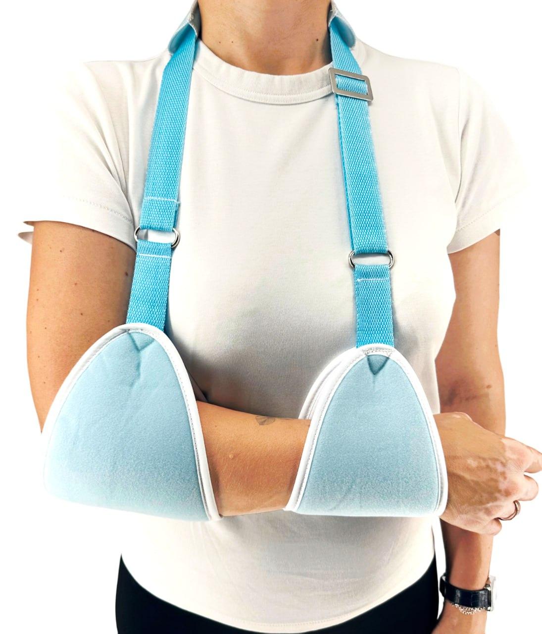 Бандаж підтримувальний руки MED1 TJ-309 Дорослий Light blue, фото 1