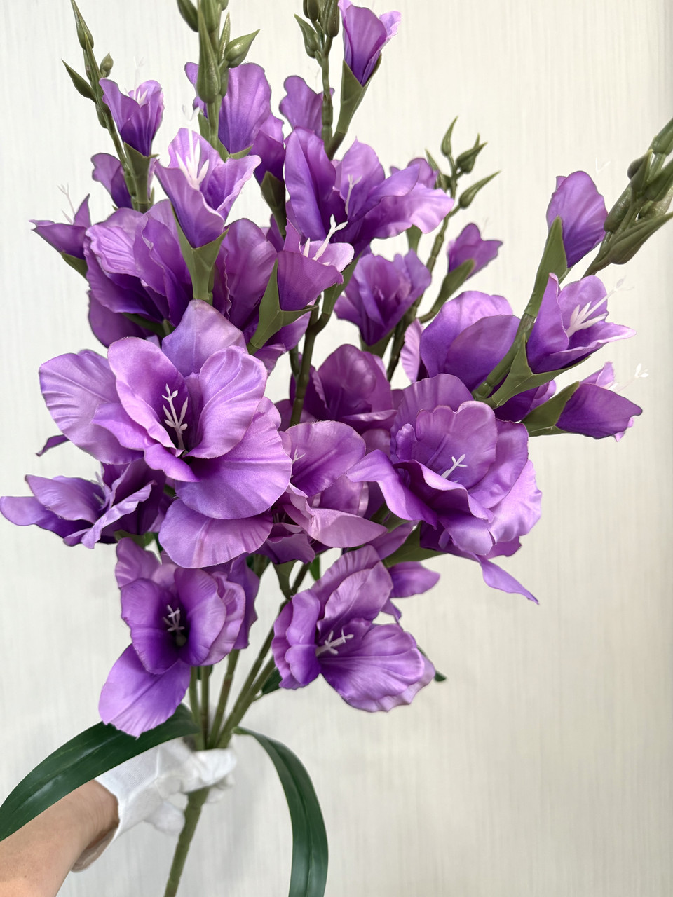 Неймовірний букет з пʼяти великих гладіолусів ( Premium, 77 см ), фото 1
